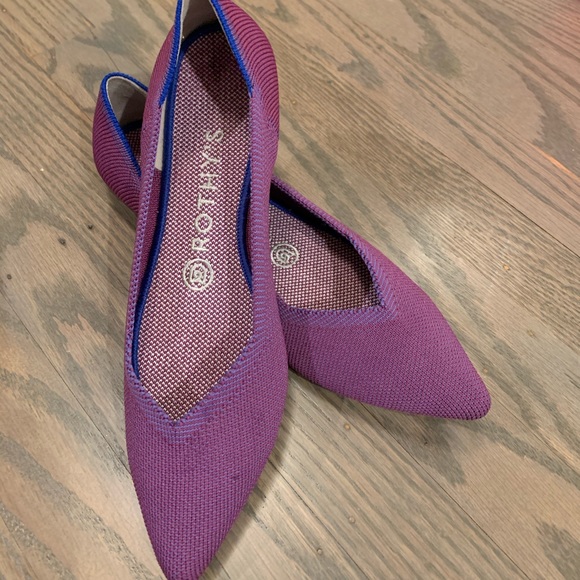 Rothy's Shoes | Rothys Violet Points In Size 7 | Poshmark